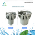 Pond Surface Suction Filter Head Automatic Lifting Floating Garbage Leaves Water Surface Automatic Collection Skimmer Size 110 mm