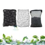 Aquarium Filter Media Kits – 26 Pieces of Bio Balls with Sponge, 500 g Activated Carbon, 500 g Ceramic Rings
