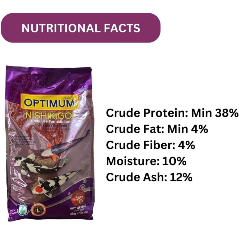 Optimum PCG Nishikigoi Floating (Large Pellet 3 Kg) - Image 6