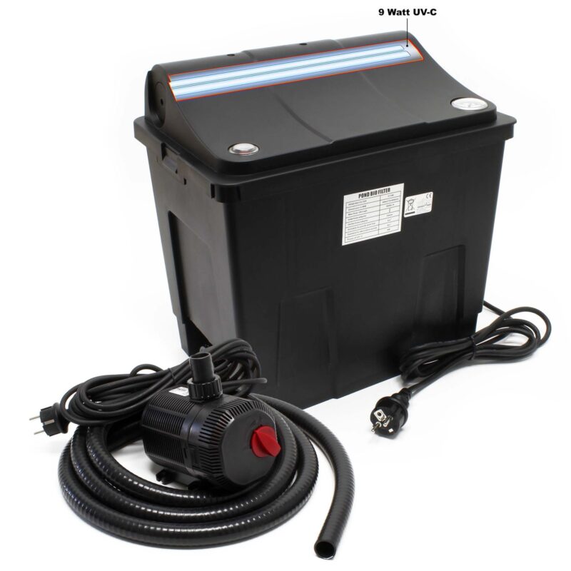SunSun Bio Pond Filter CBF-200T Filter System Complete with 9 W UVC and Pond Pump 2300 L/h 35 W - Image 8