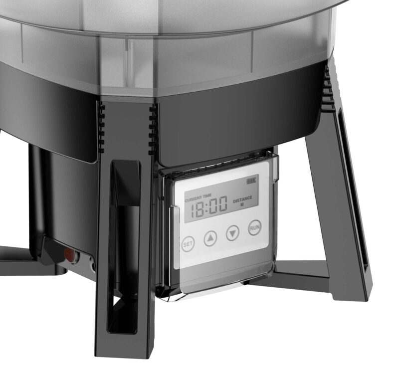 SunSun CFF-212 Automatic Fish Feeder for Garden Ponds 12l Tank Solar-Powered Auto Feeder for 1 to 6 Feedings per Day, Suitable for Pellets from 3-8 mm Size - Image 3