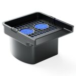 Sun Sun CWF-400 Waterfall Spillway with Filter, 14000 l/h Flow, 400 mm Blade, Creates Natural Waterfalls for Ponds and Outdoor Spaces, Filter Media Included