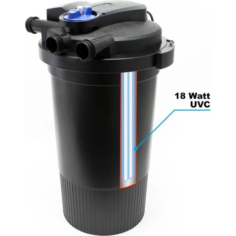 SunSun CPA-15000 Bio Pressure Pond Filter with integrated UVC Unit 18W for ponds up to 30000l - Image 3