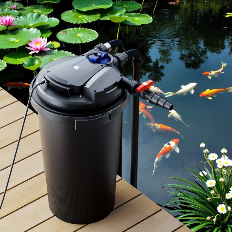 SunSun CPA-15000 Bio Pressure Pond Filter with integrated UVC Unit 18W for ponds up to 30000l - Image 2