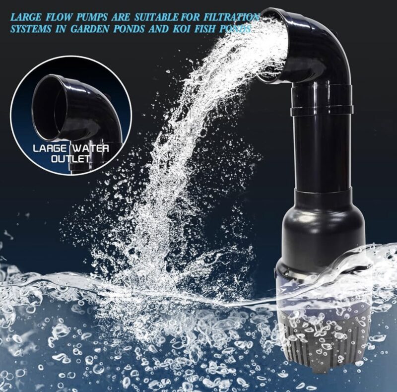CEF-50000A High Performance Large Flow Vertical Pond Pump. High Flow Fish Pond Pump Circulating Pump. Variable Frequency Submersible Pump For Koi Fish Pond. 40000lph - Image 4