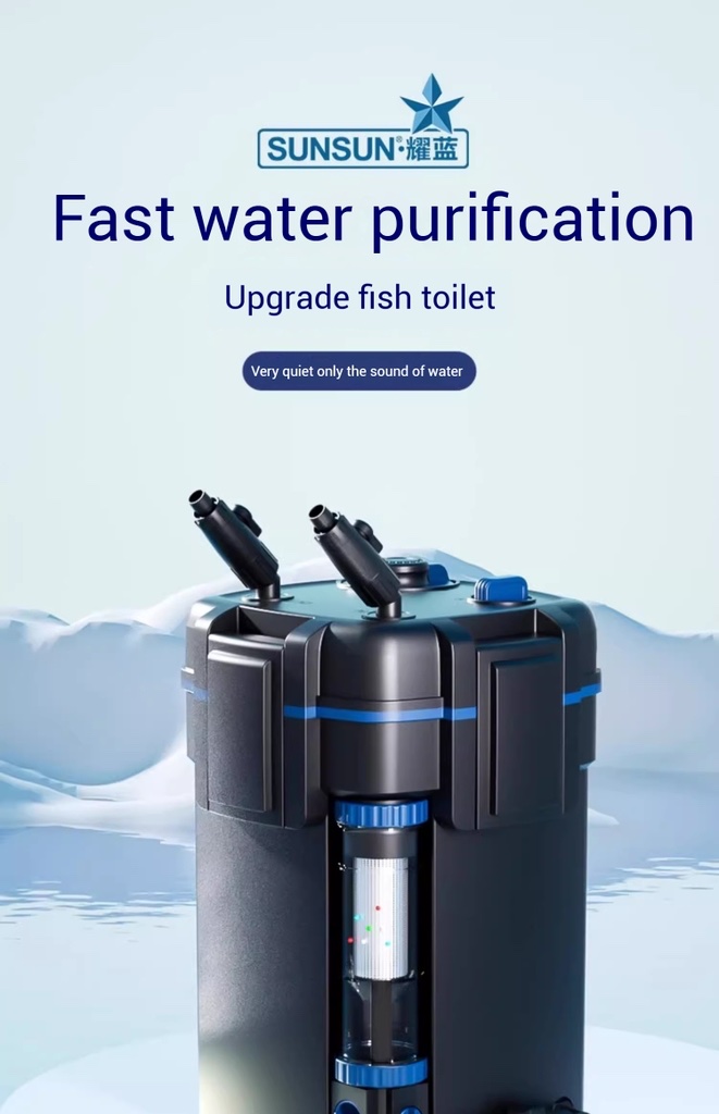 SUNSUN YWY-800 Canister Filter 9w uv - Image 9