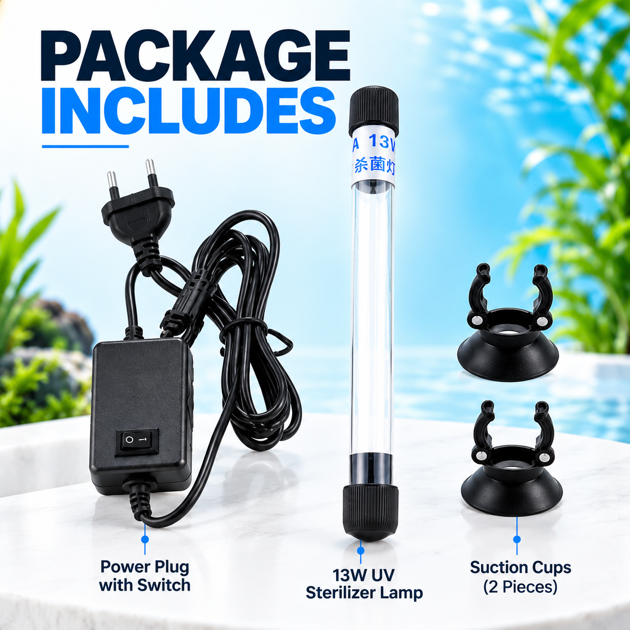 Greenfin Aquarium Fish Tank Pond Uv Light Uv Sterilizer Lamp 13W - Image 7