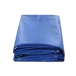 550 GSM 10feet x  8 feet Nylon Fabric, PVC Coated, UV Protected, Waterproof Tarpaulin
Sheet(Color-Blue)