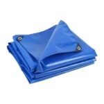550 GSM 15eet x  12 feet Nylon Fabric, PVC Coated, UV Protected, Waterproof Tarpaulin
Sheet(Color-Blue)
