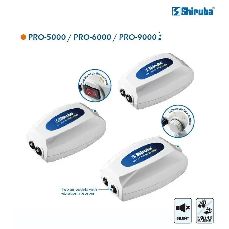 SHIRUBA PRO-6000 2 OUTLET AIR PUMP - Image 5