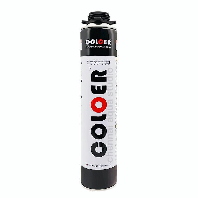Aquarium Landscape Aquascape COLOER Polyurethane Foam Adhesives for Aquarium and Ecological Landscape (900 Ml Grey) (Spray Foam)