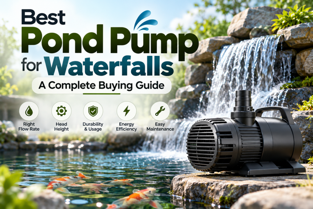 best pond pump for waterfalls