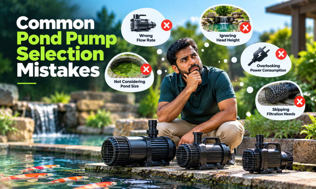 How to choose the right pond pump flow rate for koi pond filtration