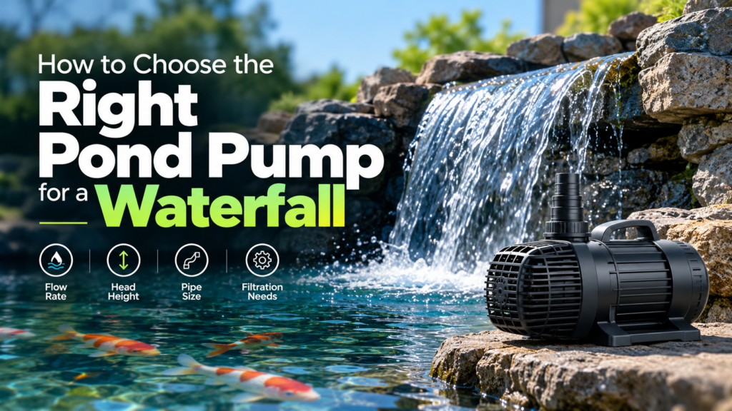 best pond pump for waterfall