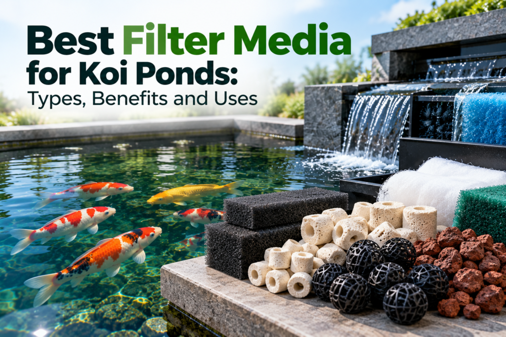 best filter media for koi ponds