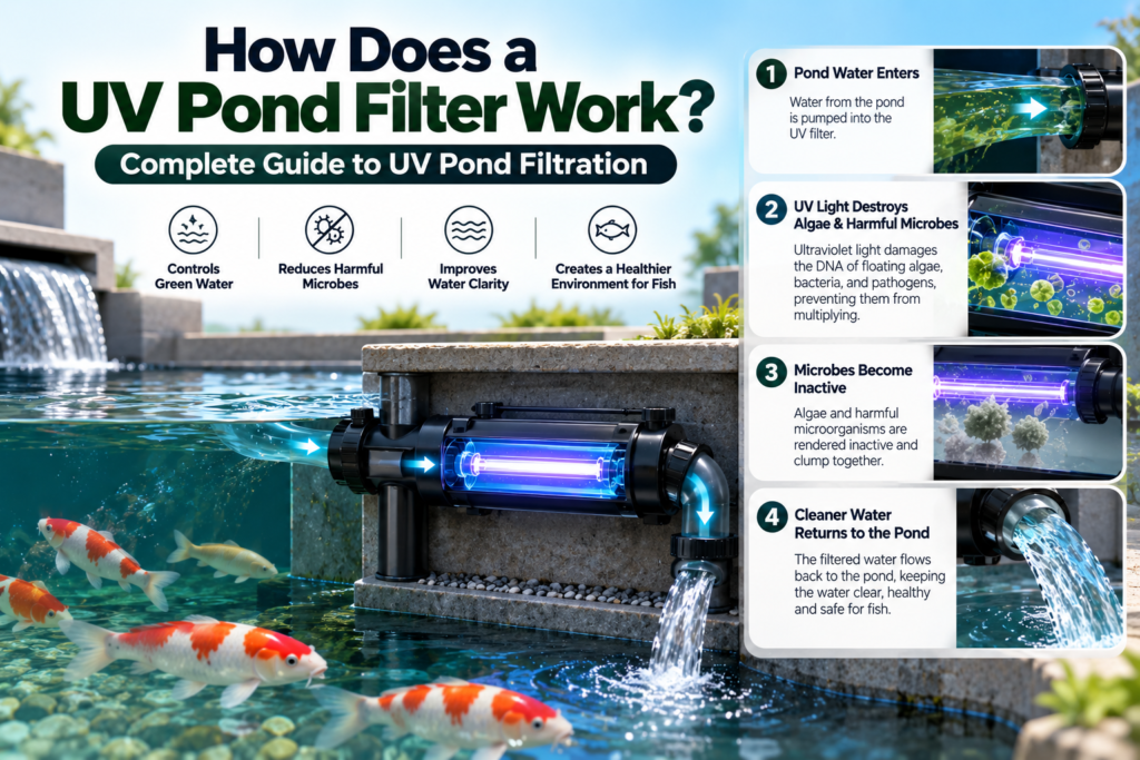 how does a UV pond filter work